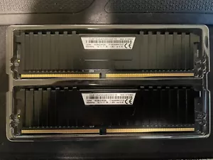 Corsair Vengeance LPX Black 16GB Kit (2 X 8GB) DDR4-3000MHz CMK16GX4M2B3000C15 - Picture 1 of 2