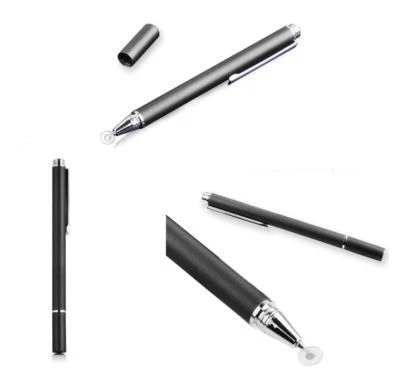 DISC TIP CAPACITIVE STYLUS PEN FOR IPHONE SAMSUNG HTC LG SONY HUAWEI GOOGLE - Image 1 of 4