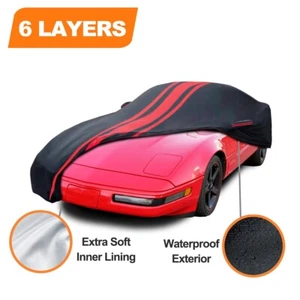6 Layer Custom Car Cover Outdoor Waterproof for Chevy Corvette C5 1997-2004 - Picture 1 of 9
