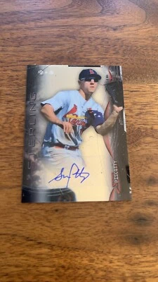 STEPHEN PISCOTTY 2014 BOWMAN STERLING AUTO AUTOGRAPH ROOKIE RC CARDINALS - Image 1 of 2