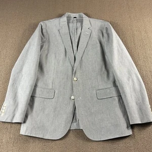J.Crew Ludlow Men's Cotton Linen Blend Sport Coat Blazer Gray Size 41R - Picture 1 of 16