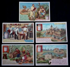 5 Liebig Chromos: Mathematische Probleme - Bild 1 von 2