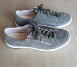 Damen Schuhe für Einlagen Gr. 7 Pino (grün) Velours Weite G von LEGERO - Bild 1 von 14