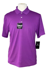 PGA Tour Polo Golf Airflux - Facile Cura Uomo Med, Large XL Nuova - Foto 1 di 35