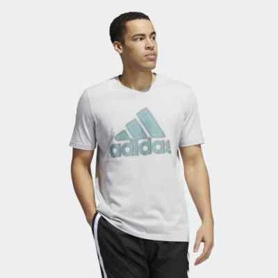 Adidas T-Shirt Men's 3XL Solid Gray Ignite Bos Tee Basketball New GS7211 - Image 1 of 4