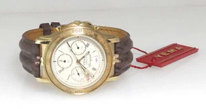 YEMA Paris by Seiko M68P663 Multfunction Watch (Goldtone) Rare NEW Stock in Box - Picture 1 of 10