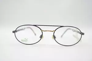 Vintage Puma MP 606 Violett Gold Oval Brille Brillengestell eyeglasses NOS - Picture 1 of 6