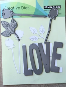 Penny Black Love & Roses kreative Stanzformen - Bild 1 von 2