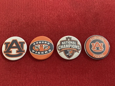 Auburn Tigers CFB Champions memorabilia - 4 x 1.75" fridge magnets Cover