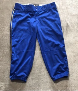 Under Armour Royal Softball Spiel royalblau gold Frontknöpfe Hose Gr. LG/14 - Bild 1 von 7