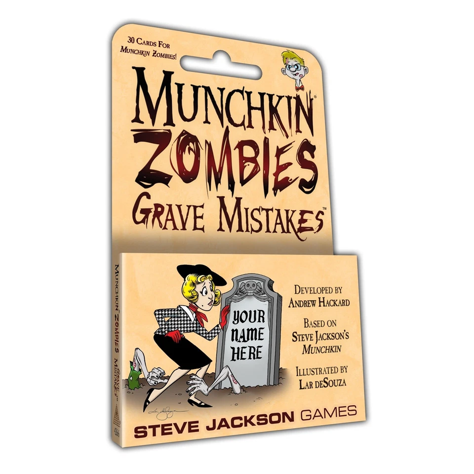Munchkin Zombies Grave Mistakes 30 Cartas Juego Expansión Steve Jackson SJG4266 Foto 1 de 1