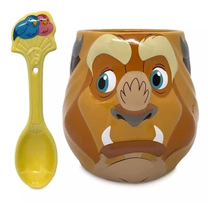 Disney Authentic Good Beast Mug and Spoon Set Beauty and the Beast Ceramic Cup  - Picture 1 of 7