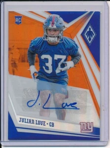Panini Phoenix Julian Love Bronze Prizm Rookie 2019 autógrafo automático #/D 23/25 - Imagen 1 de 1