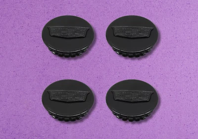 4PCS OF 2015-2020 ESCALADE ESV WHEEL CENTER CAP CADILLAC BLACK CREST LOGO 67mm - Image 1 of 4