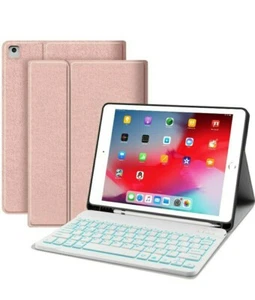 Juqitech 7.9" wireless Tablet Keyboard case PINK - Picture 1 of 6