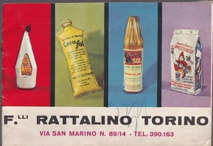Catalogo Concorso a Premi Cera Sol Rattalino Torino anni '60 Giocattoli e Casa - Foto 1 di 4