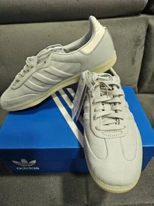 Adidas Originals Samba Wonder Silver Leather Shoes Trainers Size UK 7 New IE4957 - Picture 1 of 5