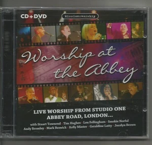 CD & DVD - WORSHIP AT THE ABBEY - TIM HUGHES, ANDY BROMLEY, KELLY MINTER, JOCELY - Picture 1 of 2