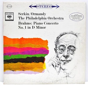 RUDOLF SERKIN "Brahms Piano Concerto No. 1 In D Minor" LP Columbia MS6304 - Picture 1 of 8