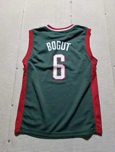 NBA Milwaukee Bucks Basketball Jersey #6 Andrew Bogut Adidas Boys Small Retro  - Picture 1 of 6