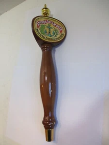 Grifo de cerveza de vapor de anclaje vintage mango de madera de 3 lados Abt 13" San Francisco náutico - Imagen 1 de 10