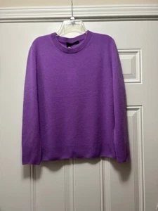 360 Cashmere Women's Lavender Crew Neck 100% Cashmere Sweater Size Small NWT - Picture 1 of 2