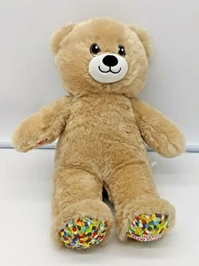 Build a Bear 15" Happy Birthday Plush Cuddle Teddy Extra Soft Brown Confetti  - Picture 1 of 4