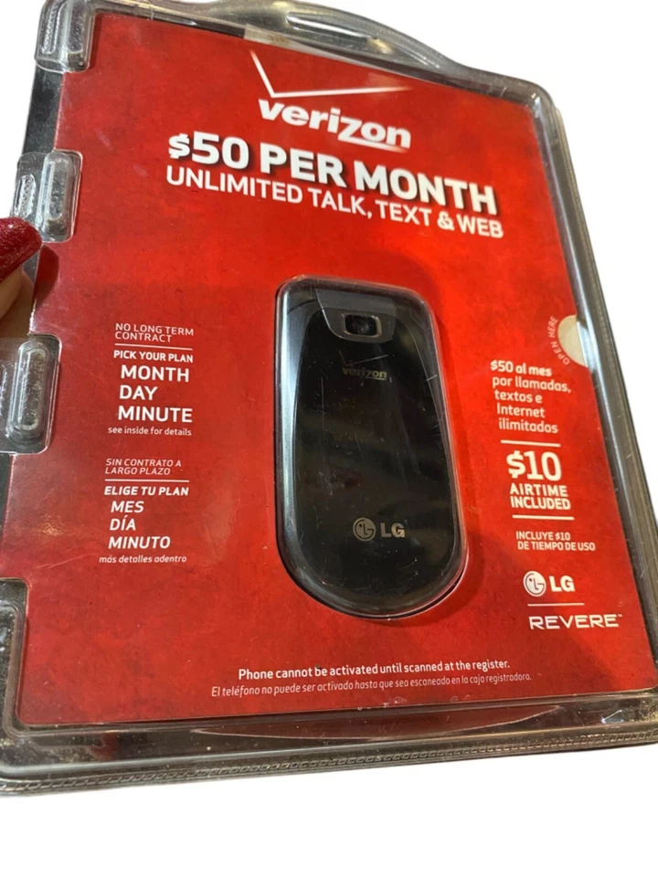 Verizon LG Revere 3 Prepaid Phone $50/Month Unlimited Talk Text & Web - Image 1 of 4