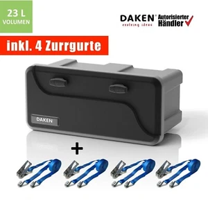 Deichselbox Daken Blackit 2 550x250x295mm Werkzeugkasten Anhänger Staukiste Box - Bild 1 von 6