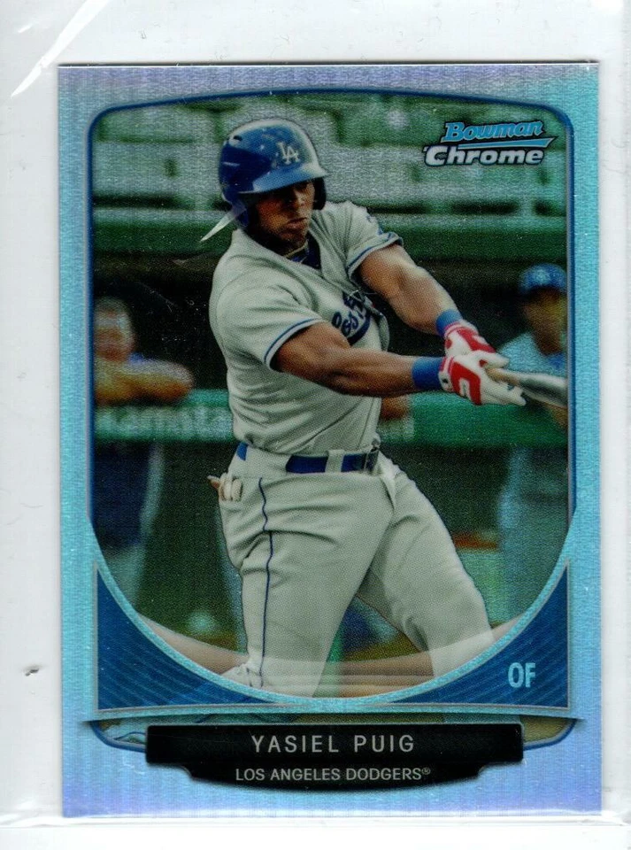 2013 Bowman Chrome Mini Refractors #LAD3 Yasiel Puig (ref 133344) - Image 1 of 1