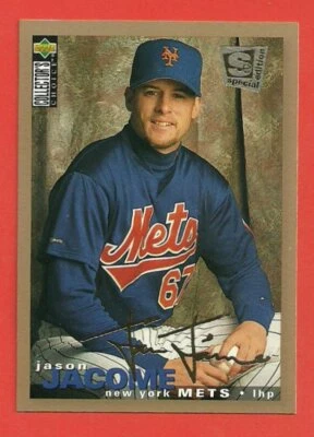 JASON JACOME - 1995 Collector's Choice SE #146  GOLD SIGNATURE   *New York Mets* - Image 1 of 2