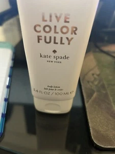 Kate Spade body lotion ~ Live Colorfully ~ 3.4 oz, 100 ml, new without box - Picture 1 of 2