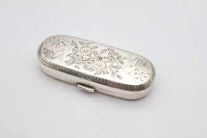Fabulous Antique Victorian Silver Cigarette Case Hallmarked Birmingham 1883 - Picture 1 of 14