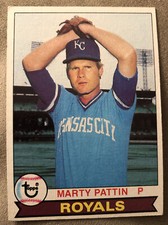 1979 Topps Marty Pattin Baseball Card #129 Royals Low-Grade