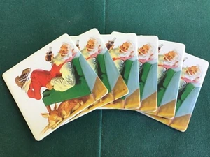 Lot of 6 Coca Cola Coasters, With Cork Backing - Picture 1 of 1