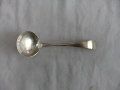 Cuchara de salsa pequeña de plata esterlina 1937 - Emile Viner Sheffield 32 gramos Foto 1 de 4