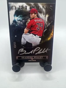 2023 Chronicles Origins Brandon Pfaadt 42/49 Silver Ink Auto #OAI-BP - Picture 1 of 3