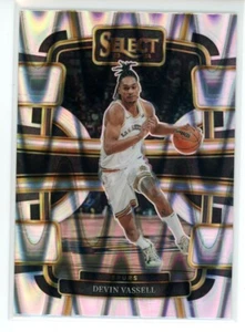 2023 - 24 Panini Select Silver Tectonic Concourse Devin Vassell #48 - Bild 1 von 2