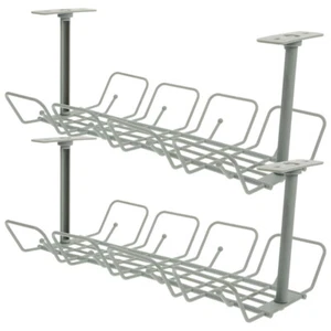 2 Pcs Speicherrahmenspeicher Organizer Für Schreibtisch Kabelführung Unter Dem - Bild 1 von 12