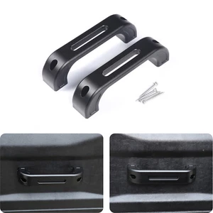 Black Inner Door Handle Grab Trim Rod For Land Rover Defender 90 110 2004-2018 - Picture 1 of 12