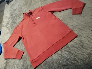 WOMAN'S MICHIGAN LOGO 1/4ZIP SWEATSHIRT BY: OUTTA TOWN SZ:S * COMFY/GREAT COND! - Picture 1 of 7