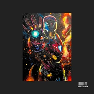 Iron Man - Marvel - 1/1 Original Artist Sketch Card (signiert) - Bild 1 von 3