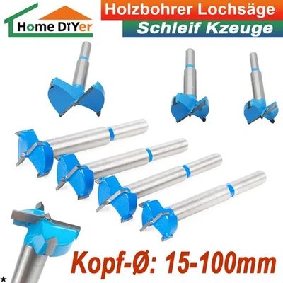 Ø15mm-100mm Bohrer Lochsäge Holzbohrer Astlochbohrer Kunstbohrer Scharnierbohrer - Bild 1 von 4