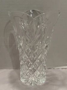 Vintage Waterford Jim O’Leary Cut Crystal 1997 Signed Vase 8” - Picture 1 of 17