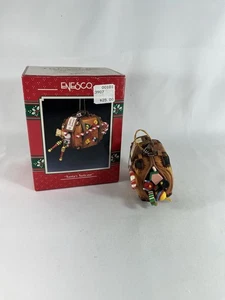 Enesco Valigia di Babbo Natale Decorazione Natalizia Vintage in Scatola Originale - Foto 1 di 8