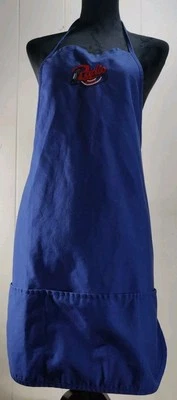 Vintage  Walmart Employee Apron Blue Radio Grill Euc - Image 1 of 4