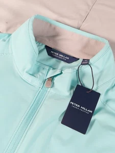 Peter Millar Vest Mens XL Turquoise Crown Crafted Flex Adapt Full Zip Jacket NWT - Picture 1 of 13