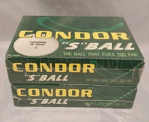 Condor “S” Ball Two Dozen 24 Golf Balls NEW IN BOX 8 Boxes of 3 Sealed Sleeves - Picture 1 of 7