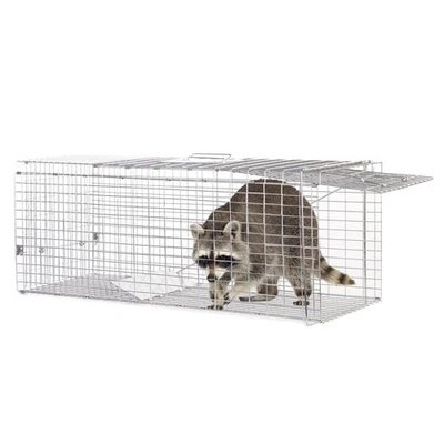 Animal Traps,Live Animal Trap for Cats,Raccoons,Rabbits,cat Trap for Stray Ca... - Image 1 of 4