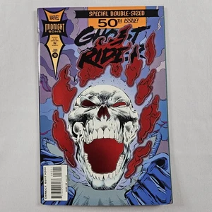 Ghost Rider #50 50TH ISSUE DOUBLE SIZED Die Cut Cover 1994 Marvel New B&B READ⬇ - Picture 1 of 11